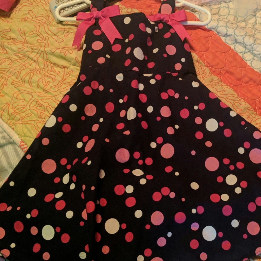 Little girls polka dot sundress brand new no tag